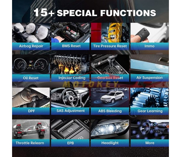 Xtool A30 Pro OBD2 DTC Scanner Diagnostic Tool - Full System functions with added 15 Special Functions