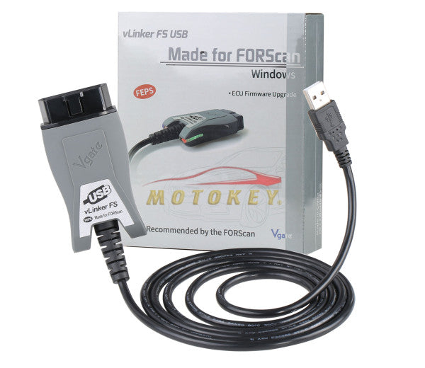 Vgate vLinker FS ELM327 OBDII Diagnostic Tool FORScan USB Interface for Ford Mazda HS/MS-CAN Auto Switch