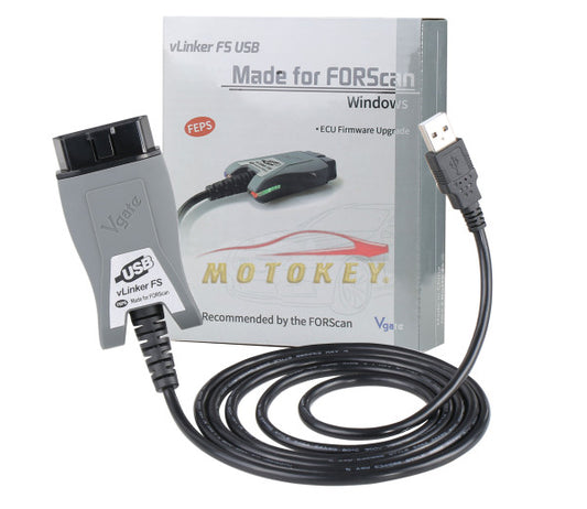 Vgate vLinker FS ELM327 OBDII Diagnostic Tool FORScan USB Interface for Ford Mazda HS/MS-CAN Auto Switch