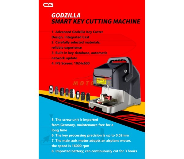 CGDI Godzilla Portable Computerized Key Cutting Machine