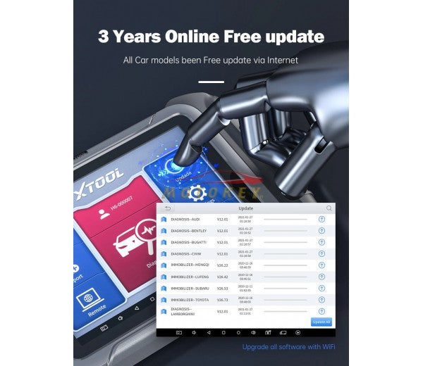 Xtool D8 Professional Diagnostic Tool - Latest 2021 Release - more than 20 Special Functions - Online Updates